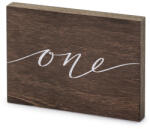  Fa asztalszám, ''Egy'', 2x18x12, 5 cm (KPZ8-1-100)