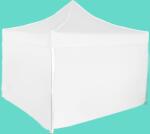 Expodom Gyorsan összecsukható sátor 3x3 m - alumínium, Fehér, 4 oldalfal