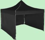 Expodom Gyorsan összecsukható sátor 3x3 m - acél, Fekete, 3 oldalfal