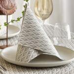 Pack Service textilhatású szalvéta 40x40 cm 50 lap/csomag Vivy - homok