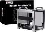 GeeekPi 4U Szerver Szekrény - 10" Rack Hálózati, Szerver és AV Eszközökhöz - DeskPi RackMate T0 Alumínium Ház Jó Szellőzéssel, Otthoni és Ir