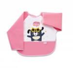 BabyJem Baveta cu maneci si buzunar BabyJem Polly Bib Culoare Roz (bj_0342) Bavata