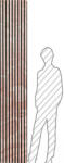 StoneFlex Panou Riflaj Terra Red