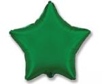 Flexmetal Balon stea din folie - verde 45 cm