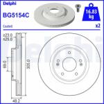 DELPHI Disc frana DELPHI BG5154C (BG5154C) - fixbox