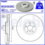 DELPHI Disc frana DELPHI BG9362BC (BG9362BC) - fixbox