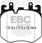 EBC Brakes set placute frana, frana disc EBC Brakes EBC Yellowstuff 4000 Series Street and Track Brake Pad Set DP42304R (DP42304R)
