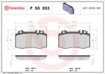 BREMBO set placute frana, frana disc BREMBO XTRA LINE P 50 053X (P 50 053X)