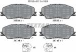 TEXTAR set placute frana, frana disc TEXTAR 2653401 (2653401)
