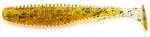 Fishup Fishup_U-Shad 4" 8Pcs. 036 - Caramel/Green & Black (FHL24-108)