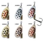 Mepps AGLIA Decorée , 3, Bronz alapon/Piros pöttyös, 6, 5g (52 1010F3)