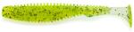 Fishup Fishup_U-Shad 4" 8Pcs. 055 - Chartreuse/Black (FHL24-116)