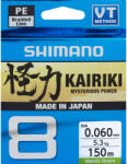 Shimano Kairiki 8 150m Mantis Green 0.060mm/5.3kg (59WPLA58R00)