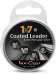 Iron Claw 1x7 Coated Leader black bevonatos acél elõkezsinór / 0, 39mm / 12kg / 5m (8014412)