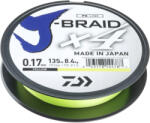 Daiwa J-Braid X4 yellow, 0.13mm, 5.90kg, 135m (12740-013)