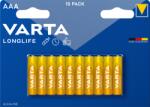 VARTA Elem AAA mikro LR03 Longlife 10 db/csomag, Varta