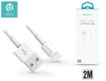 DEVIA Smart Series USB/Lightning töltő- és adatkábel 2 m - fehér - coolmobile