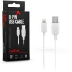 Maxlife 8-PIN 10W USB/Lightning adat- és töltőkábel 3m - fehér - coolmobile