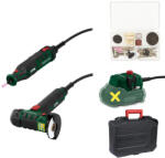 ParkSide PMBSA 20-Li A1 SOLO 20V akkus mini modellező, modellépítő készlet, PMW 32 A1 multifunkciós fanelfúró és PWS 50 A1 sarokcsiszoló, 32 tartozékkal kofferben (PMBSA_20_421961)