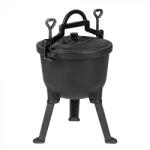 Mirpol Öntöttvas edény lábakkal 10 literes zománcozott (5905610253998) - geminiduo