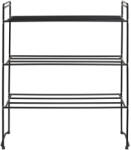 House Nordic Swansea cipőtartó 3 polc acél 49,5x25x60 cm (4294000)