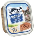 Happy Cat Minkas DUO Paté marhahús és lazac 6 x 100 g