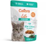 Calibra Cat Life Sterilised Lazac mártásban 12 x 85 g