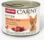 Animonda Carny Kitten - borjúhús, csirke és pulyka 12 x 200 g