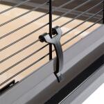 Ferplast PLANETA tágas madárkalitka, fekete - 99, 5 x 53 x 171, 5 cm