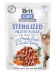 Brit Care Cat Sterilized Fillets in Jelly with Hearty Duck & Tender Turkey 12 x 85 g