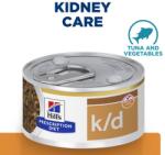 Hill's Hill' s Prescription Diet k/d Stew Kidney care konzerv macskáknak tonhalas 82 g
