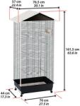 Ferplast Ház madaraknak Ferplast NOTA 76, 5 x 57 x 161, 5 cm (56115423)