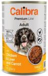 Calibra Dog Premium Adult with Chicken & Liver 12 x 1240 g