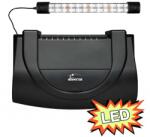 Diversa Akváriumfedél világítással 40 x 25 cm LED EXPERT 6W - FEKETE íves