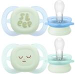 Philips Avent Ultra Start Night, Suzeta strălucitoare în întuneric, 0-2 luni - 2 bucăți