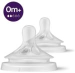 Philips Avent Suzetă naturală reactivă cu flux lent - 2 bucăți