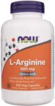 NOW L-Arginină 500 mg - 250 capsule vegetariene