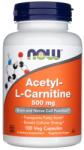 NOW Acetil-L-Carnitină 500 mg - 100 capsule Veg
