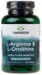 Swanson L-Arginină și L-Ornitină - 100 capsule