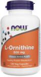 NOW L-Ornitină 500 mg - 120 capsule vegetale