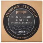 Petitfee Petittfee Black Pearl&Gold Plasture hidrogel pentru ochi - 60 bucăți Masca de fata
