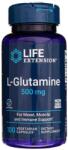 Life Extension L-Glutamină 500 mg - 100 capsule vegetale