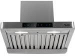Turbionaire Hota Turbionaire decorativa TTE60WPS, Putere de absorbtie 800 m3/h, Senzor temperatura, Iluminare LED, Clasa A++, 60 cm, Inox (TTE60WPS) Hota