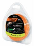 Truper EXPERT HDU-9-118 fűkasza damil, négyszög, 3, 0mm/9m (T15964) (T15964)