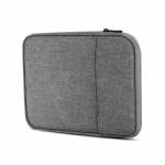 Gigapack tok fekvő, szövet (univerzális, ütésálló belső réteg, cipzáras, cseppálló, 11" méret) világoszsürke (GP-125930)