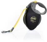 flexi Lesa caini Giant Professional banda 10 M negru (Neon)