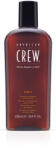 American Crew Többfunkciós test és hajápoló (3-in-1 Shampoo, Conditioner And Body Wash) 1000 ml
