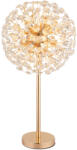 GLOBO Design asztali lámpa, 65 cm, kristály pitypang arany színben - Katrina Globo 64135T - 350 lm, 3.5, 1.5 méteres kábel (64135T)