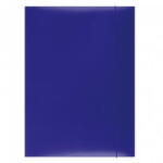 Office Products Mapa din carton plastifiat cu elastic, 350gsm, Office Products - albastru (OF-21191141-01)