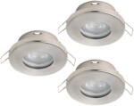 EGLO Süllyesztett lámpa keret, 3 darabos - Favazzina Eglo 901761, 3xGU10 foglalattal, 220-240 V, IP20/IP44, fényforrással (901761)